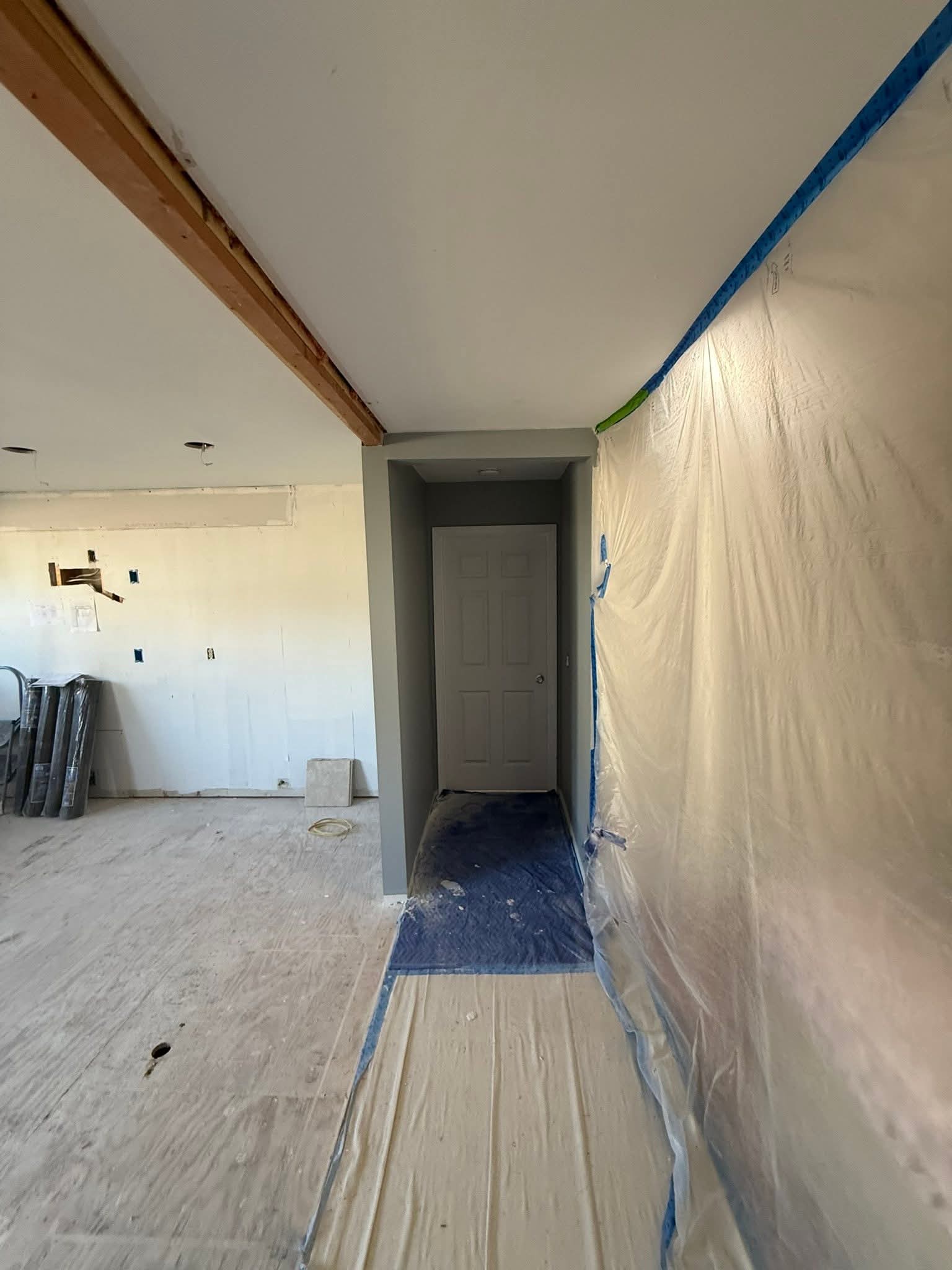 House painter working in Boulder, Colorado